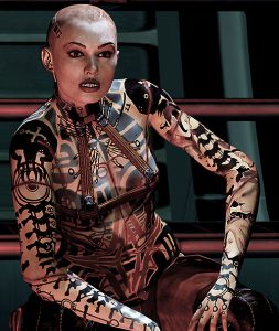 Jack Mass Effect 2 tattoos