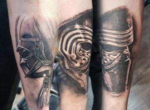 Darth Vader Kylo Ren Tattoo by Andrei
