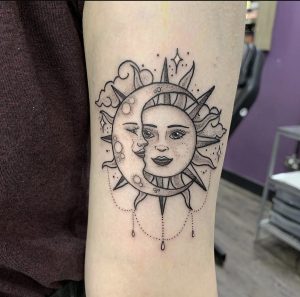 Sun & Moon tattoo