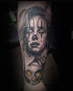 Chicano girl tattoo by Lloyd Nakao  Post 29168