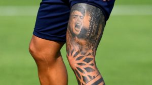 Insigne's Maradona tattoo