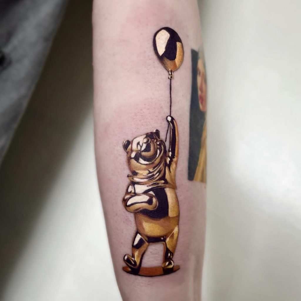 tattoo of Winnie the Pooh