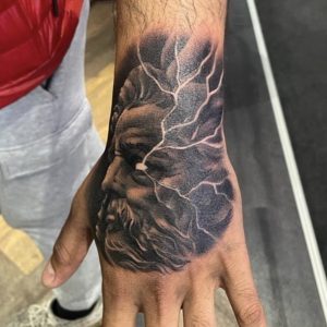 Hand tattoo 