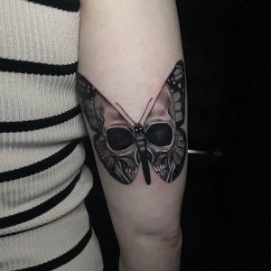 deat moth tattoo