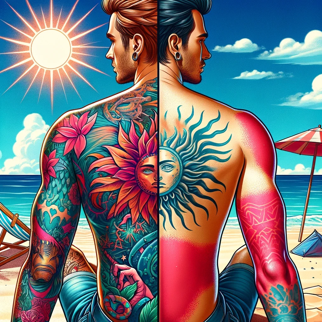 Tattoos and Sunburns