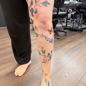 Floral Wrap Tattoo